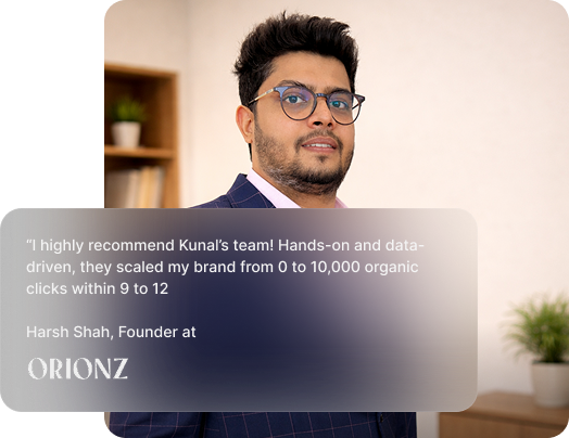 Home 11 Harsh Shah - Orionz
